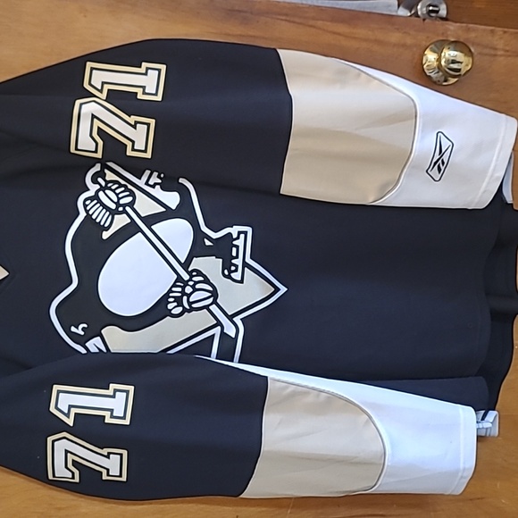 PENS Malkin Jersey Adult XXL w/ free Tossel Hat - Picture 4 of 8